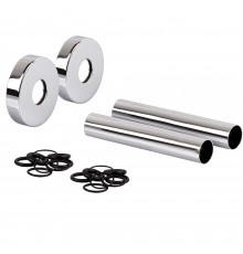 Комплект декоративных трубок SR Rubinetterie 160хD 18-20-1/2цвет хром 0491-1500C160