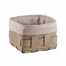 ADJ Мешок для корзины Mini Bottega 1019, 19x19xH13 см., цвет: Grigio. 1019C.00