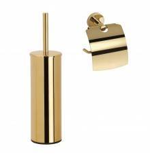 Набор Держатель Bemeta Brilo 161112010 gold polished + Ершик 161313060 глянцевое золото
