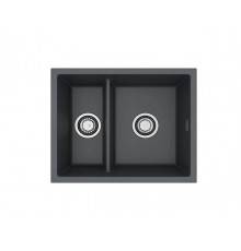 Мойка ALVEUS OMNI 50 GRANITAL DEEP BLACK-G90 550x450x198 с сифоном