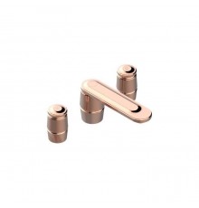 THG CORVAIR Смеситель для раковины на 3 отверстия, с донным клапаном, цвет: Blush PVD. U8D-H62-151
