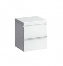 Laufen Case Тумба на колесиках 46x38.5x50.5см., 1 ящик, дополнительный внутренний ящик, цвет: белый глянцевый. 4.0205.1.075.475.1