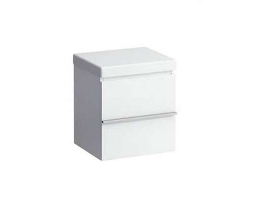 Laufen Case Тумба на колесиках 46x38.5x50.5см., 1 ящик, дополнительный внутренний ящик, цвет: белый глянцевый. 4.0205.1.075.475.1