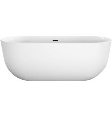 Акриловая ванна BelBagno BB706-1700-770 170x75 см, отдельностоящая, овальная, со сливом-переливом, с донным клапаном