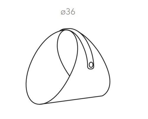 ADJ Дровница Ben, D36 см., цвет: шоколад/капучино. 1066.06/04 ADJ Дровница Ben, D36 см., цвет: шоколад/капучино. 1066.06/04