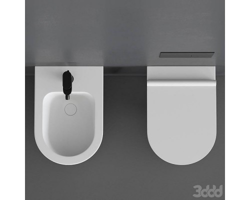 Alice Form Биде подвесное 50х35см., цвет: белый глянцевый. 22310101