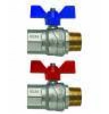 Краны шаровые Кран шаровой EVOLUTION, 1/2ВН, крас.бабочка 86004013