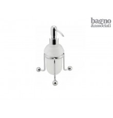 RE 727.92 OLD BRASS Диспенсер жид. мыла, настольный, сатиновое стекло, бронза RE72792