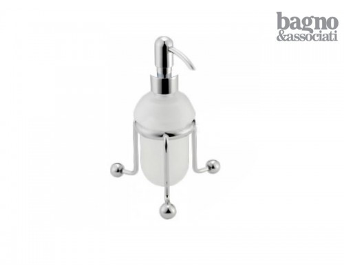 RE 727.92 OLD BRASS Диспенсер жид. мыла, настольный, сатиновое стекло, бронза RE72792