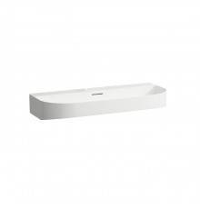 Laufen Sonar Раковина подвесная 100x42x14.5см., без отв., с переливом, цвет: белый. 8.1034.7.000.109.1