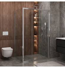Душевой уголок Cezares Molveno AHF 31 120+80 C CR IV, 120х80 см, профиль хром, стекло прозрачное