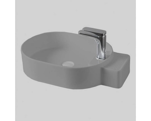 Artceram Cartesio Раковина 58х36 см, накладная, 1 отв., цвет: серый глянцевый. CAL001 34 00 Акция Artceram Cartesio Раковина 58х36 см, накладная, 1 отв., цвет: серый глянцевый. CAL001 34 00 Акция