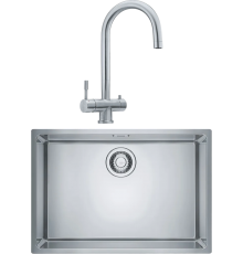 Комплект Мойка Franke Felix FEX 110-60 нержавеющая сталь + Смеситель Eos Clear Water нержавеющая сталь