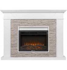 Комплект Электрокамин Electrolux EFP/P-2520LS N + Портал Firelight Miami 25 белый, серый