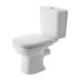 Duravit D-Code Унитаз моноблок 35х65см., слив в стену, цвет: белый. 21110900002