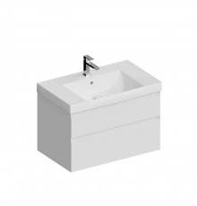 Kerama Marazzi Cubo Тумба подвесная 80см, с ящиками, цвет: белая матовая. CUB.80.2\WHT.M