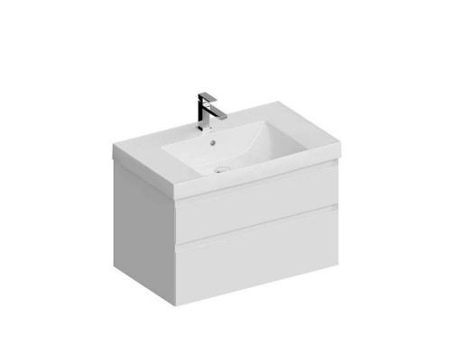 Kerama Marazzi Cubo Тумба подвесная 80см, с ящиками, цвет: белая матовая. CUB.80.2\WHT.M Kerama Marazzi Cubo Тумба подвесная 80см, с ящиками, цвет: белая матовая. CUB.80.2\WHT.M