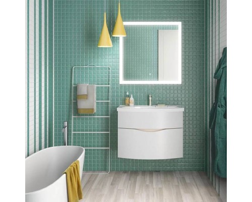 Kerama Marazzi Riva Раковина 80х47.5х15см., накладная, мебельная, с крепежом, 1 отв., с переливом, цвет: белый глянцевый Kerama Marazzi Riva Раковина 80х47.5х15см., накладная, мебельная, с крепежом, 1 отв., с переливом, цвет: белый глянцевый