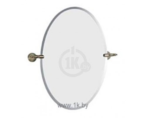 TM 412.39 Tempo Зеркало овальное с держателями 50х70 см, хром/золото TM41239