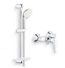 Душевой комплект Смеситель для душа Grohe BauFlow 23632000 + Гарнитур Tempesta New 27926001