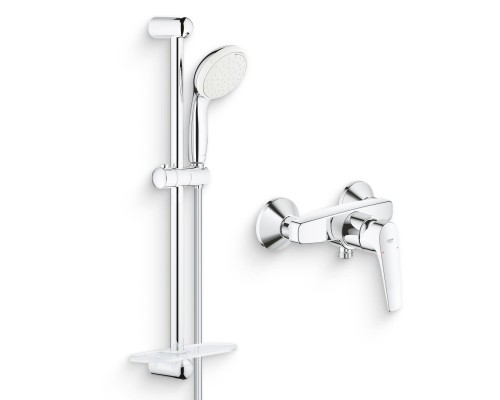 Душевой комплект Смеситель для душа Grohe BauFlow 23632000 + Гарнитур Tempesta New 27926001