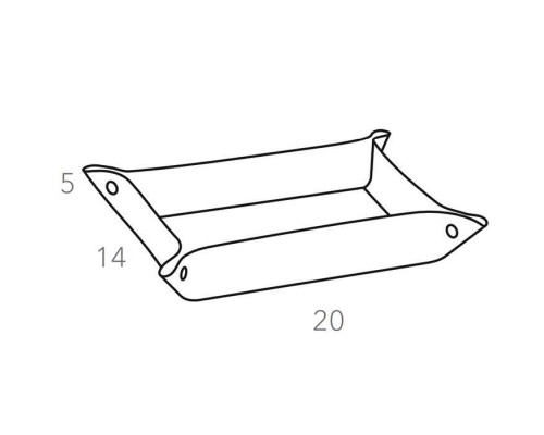 ADJ Мелочница, 20x14xH5 см., цвет: черный/серый. 107.01/03 ADJ Мелочница, 20x14xH5 см., цвет: черный/серый. 107.01/03