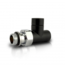 Клапан запорный SR Rubinetterie прямой серияTondera Light1/2 цвет черный матовый 0779-1500VC0S