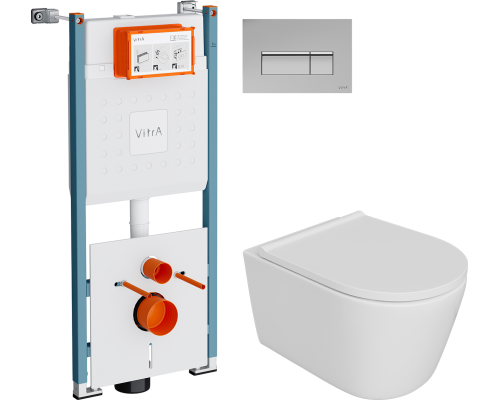 Комплект Унитаз подвесной DIWO Архангельск 0800 + Инсталляция VitrA V-Fix Core 732-5800-01PV + Кнопка Root Square 740-2380 хром Комплект Унитаз подвесной DIWO Архангельск 0800 + Инсталляция VitrA V-Fix Core 732-5800-01PV + Кнопка Root Square 740-2380 хром