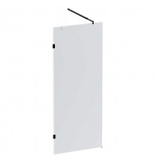 Душевая перегородка AM.PM X-Joy W94UWI-80-F1-BTE 80х195, профиль черный, стекло прозрачное