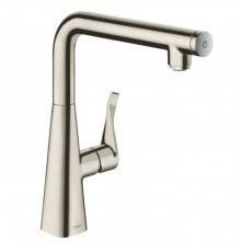 Hansgrohe Metris Select Смеситель  для кухни на 1 отв, поворотный излив, цвет: сталь. 14847800