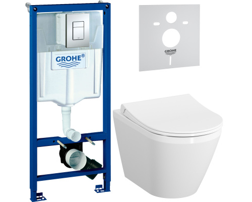 Комплект Унитаз подвесной VitrA Integra 7040B003-0075 + Крышка 110-003-019 + Инсталляция Grohe Rapid SL 38772001 3 в 1 с кнопкой смыва + Шумоизоляция 37131000 Комплект Унитаз подвесной VitrA Integra 7040B003-0075 + Крышка 110-003-019 + Инсталляция Grohe Rapid SL 38772001 3 в 1 с кнопкой смыва + Шумоизоляция 37131000