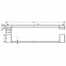 Hansgrohe AddStoris Полотенцедержатель 60см, цвет: хром. 41747000