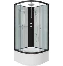 Душевая кабина Niagara Classic NG-6708-14BKT 90x90 см, без крыши, с тропическим душем