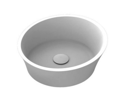 MOMA Evoque Раковина Oslash;40см., накладная, с донным клапаном, цвет: белый матовый. EVQ0116.MWS