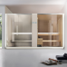 Effegibi Logica SH СаунаХаммам 373x171x226см, угловая DX, цвет: Soft Sand. LO 40 01 0004