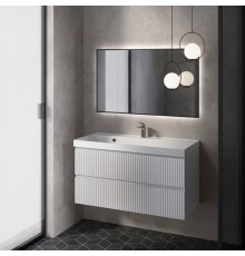Тумба под раковину для ванной AQUAme S1 100 белая