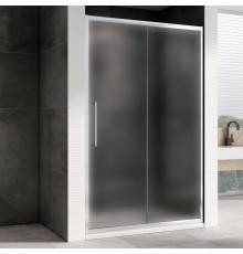 Душевая дверь в нишу Abber Schwarzer Diamant AG30160MH 160 см, профиль хром, стекло матовое