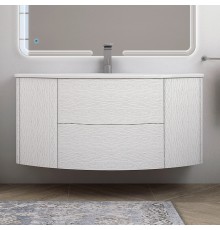 Тумба с раковиной Cezares Eden 120 frassino bianco, раковина 50178