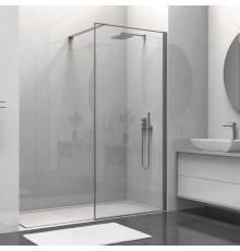 Душевая перегородка Walk-In VSW-1HS900CLGM, 900*2000, вороненая сталь, стекло прозрачное