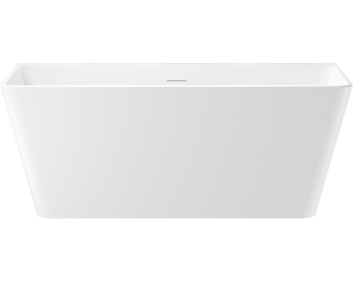 Акриловая ванна Wellsee Graceful Pro 150x75 см, отдельностоящая, белая, на ножках, со сливом-переливом, с донным клапаном, фурнитура золото