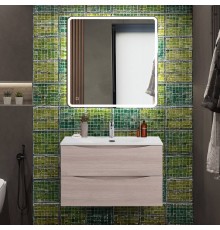 Мебель для ванной комнаты BelBagno Marino-cer-n 80 подвесная, rovere grigio
