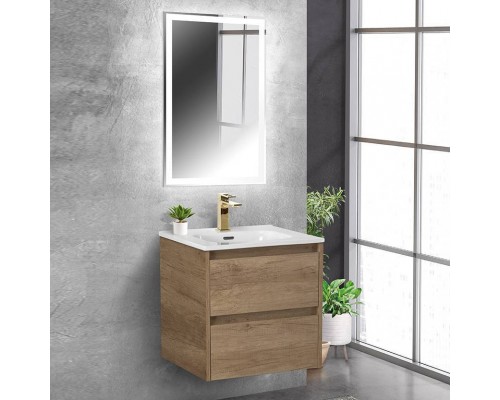 Мебель для ванной комнаты BelBagno Kraft 50 подвесная, rovere nebrasca nature Мебель для ванной комнаты BelBagno Kraft 50 подвесная, rovere nebrasca nature