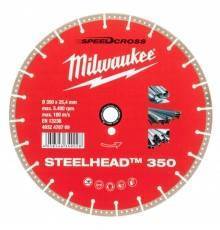 Диск алмазный Milwaukee STEELHEAD 350 (RU) (709)