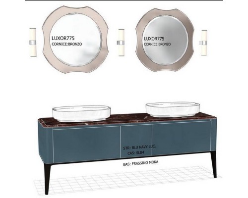 Antonio Lupi ILBagno Комплект мебели: тумба напольная с 2 раковинами 198x54см цвет: Blu navy lucido, мраморная столешница, 2 зеркала и 2 смесителя. TB230, TB231IN, BOLOMOOD63, PIANO1254.198.710 frassino moka, GIL272.710, GIB236.710, TEMPO354.198 pet Antonio Lupi ILBagno Комплект мебели: тумба напольная с 2 раковинами 198x54см цвет: Blu navy lucido, мраморная столешница, 2 зеркала и 2 смесителя. TB230, TB231IN, BOLOMOOD63, PIANO1254.198.710 frassino moka, GIL272.710, GIB236.710, TEMPO354.198 pet