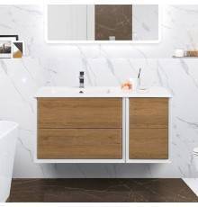 Тумба с раковиной Cezares Bellagio 106 L rovere tabacco