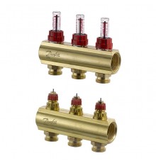 Комплект коллекторов Danfoss FHF-3F для 3 контуров. 088U0523