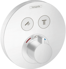 HG 15 743 700 ShowerSelect S Термостат для 2х потребителей (внешняя монтажная часть) 15743700