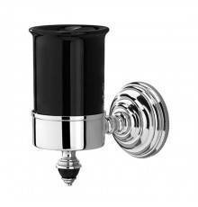 DevonDevon Black Diamond Стакан подвесной (черная керамика), цвет: хром. BLKD503CRNE