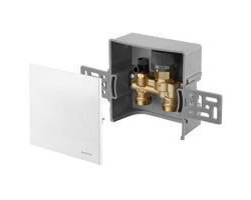 Набор терморегулятора, Oventrop, Unibox E RTL, диапазон T°С (обратного потока)-20-40°C, строительная глубина, мм-57, регулирование с помощью ограничения температуры обратного потока, закрыт глухой крышкой, белый пластик Набор терморегулятора, Oventrop, Unibox E RTL, диапазон T°С (обратного потока)-20-40°C, строительная глубина, мм-57, регулирование с помощью ограничения температуры обратного потока, закрыт глухой крышкой, белый пластик