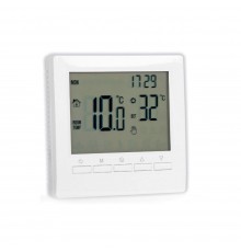 Термостат комнатный TEPLOCOM TSFR-Prog-220/3A 2-х канальный прогр., реле 250В, 3А 936